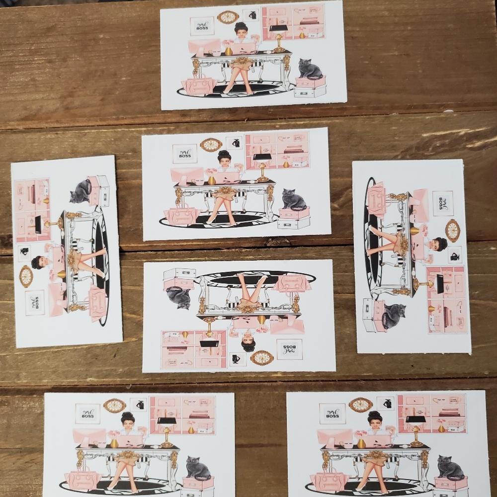 Thank You Cards 50 Girl Boss Shopaholic Poshaholic